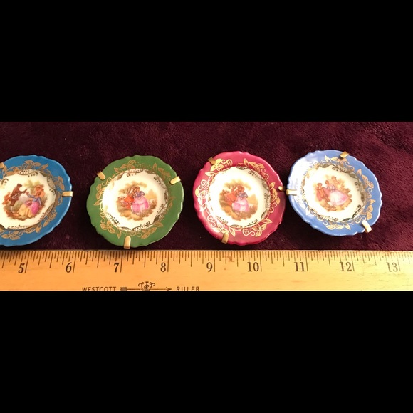 Miniature plates with stands. Limoges Decora - Picture 8 of 12